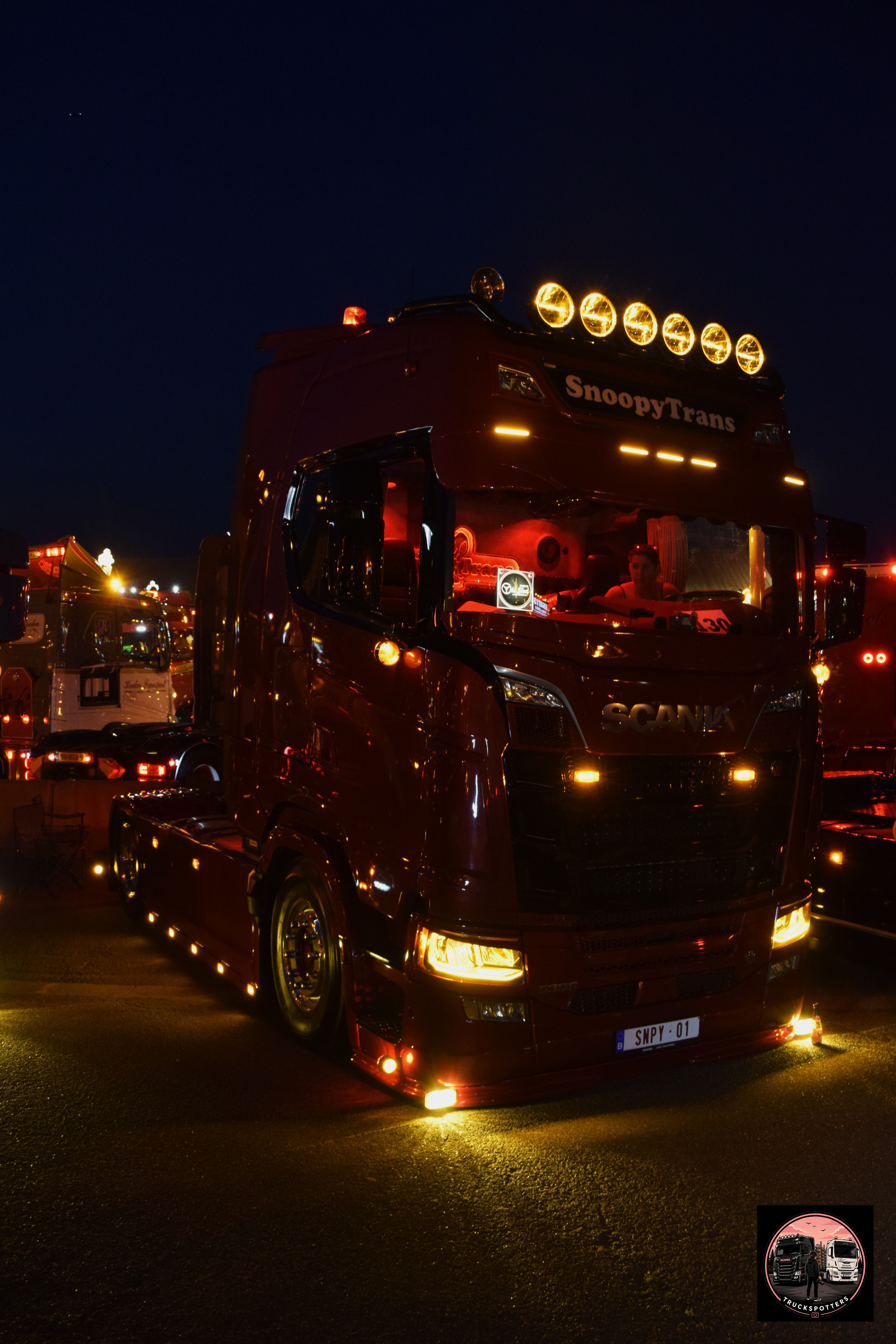 Truckfoto: Scania, Trekker, Putte Lights on, SnoopyTrans