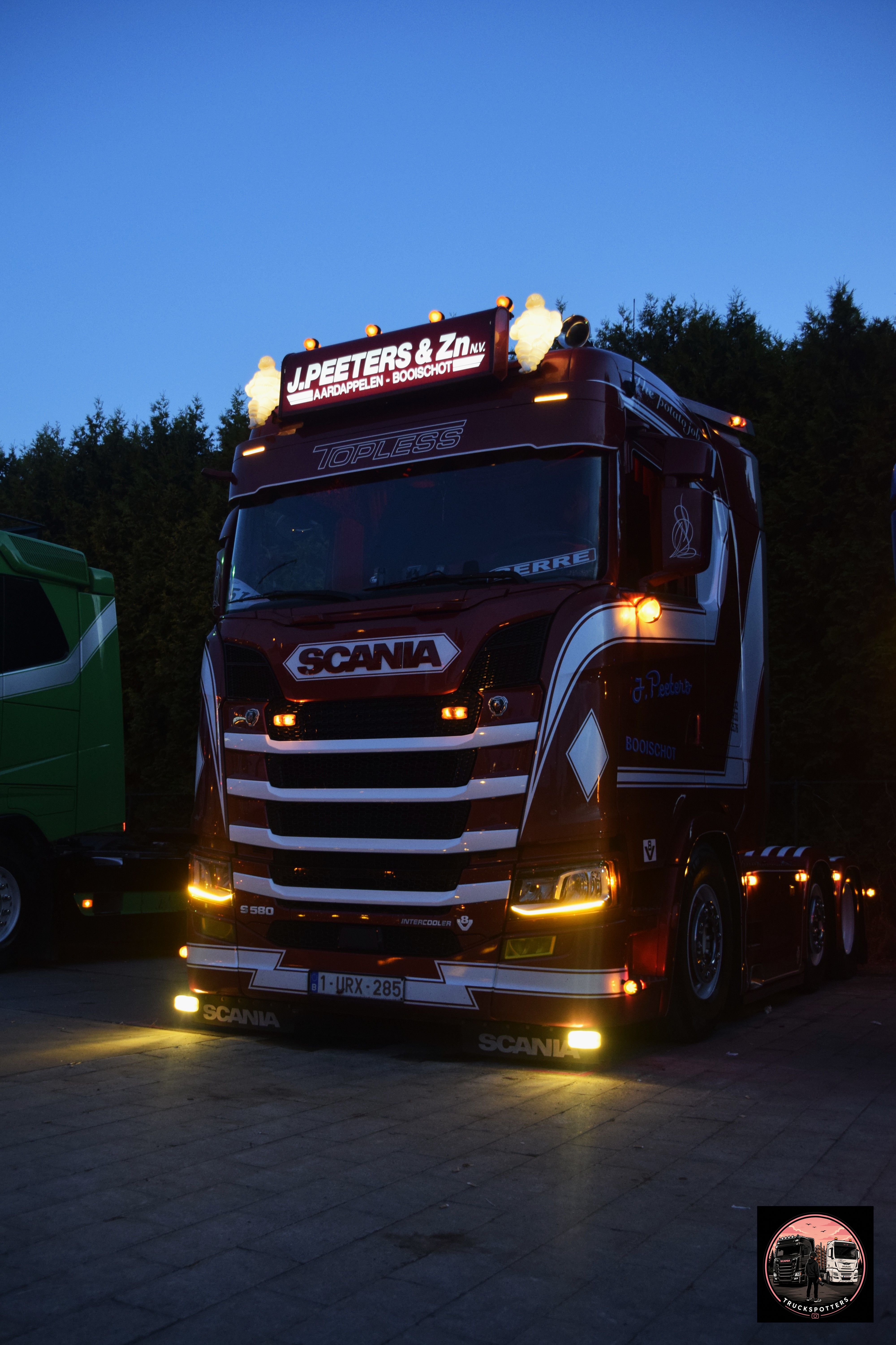 Truckfoto: Scania, Trekker, Lubbeek, J.PEETERS & Zn