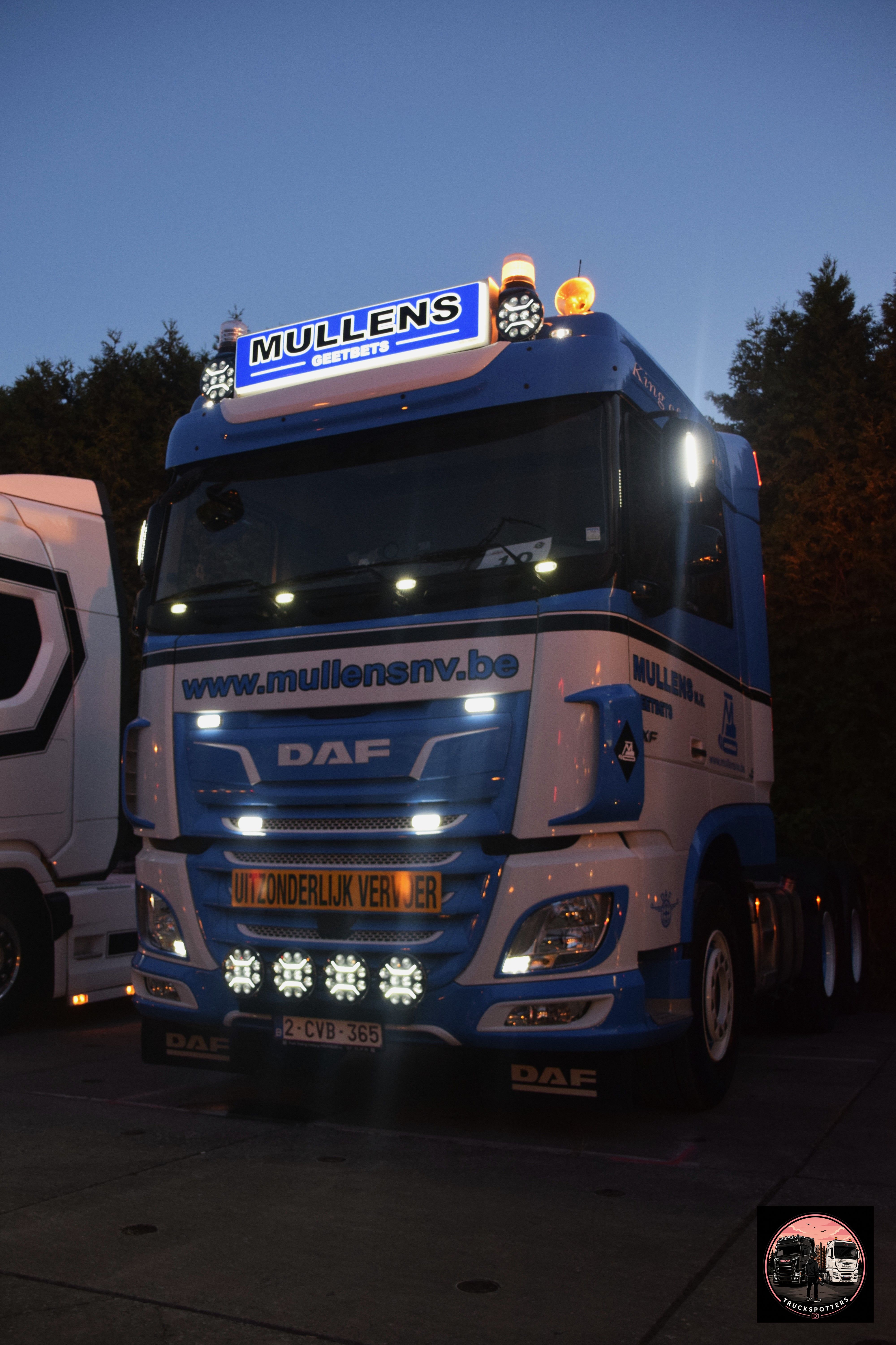 Truckfoto: DAF, Trekker, Lubbeek, MULLENS